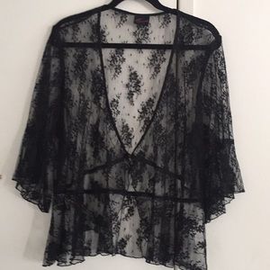 Lace cover top